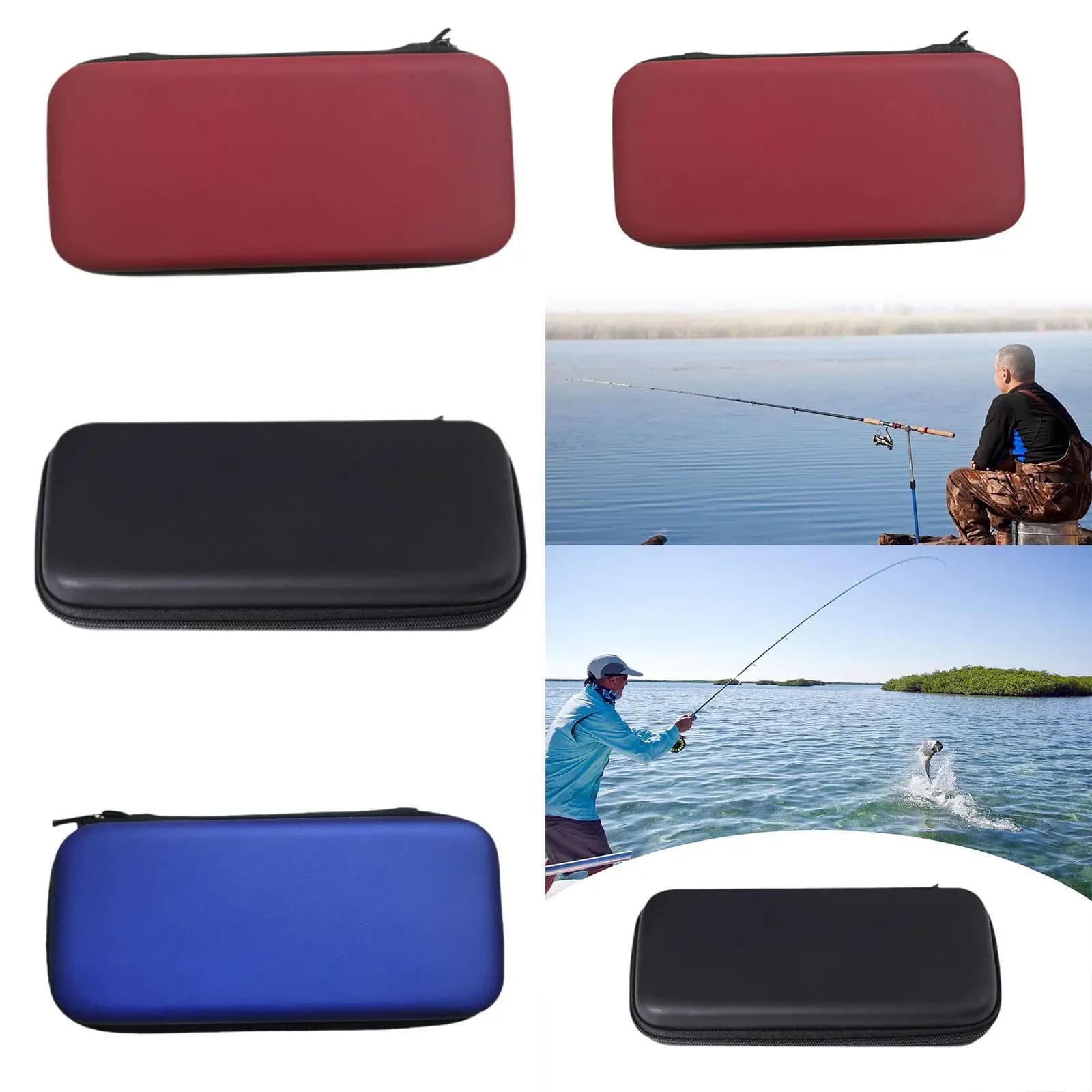 Fishing Tackle Box Container Practical Lure Organizer Gift Fishing Gears Multifunction Equipment Sturdy Fly Fishing Lures Box