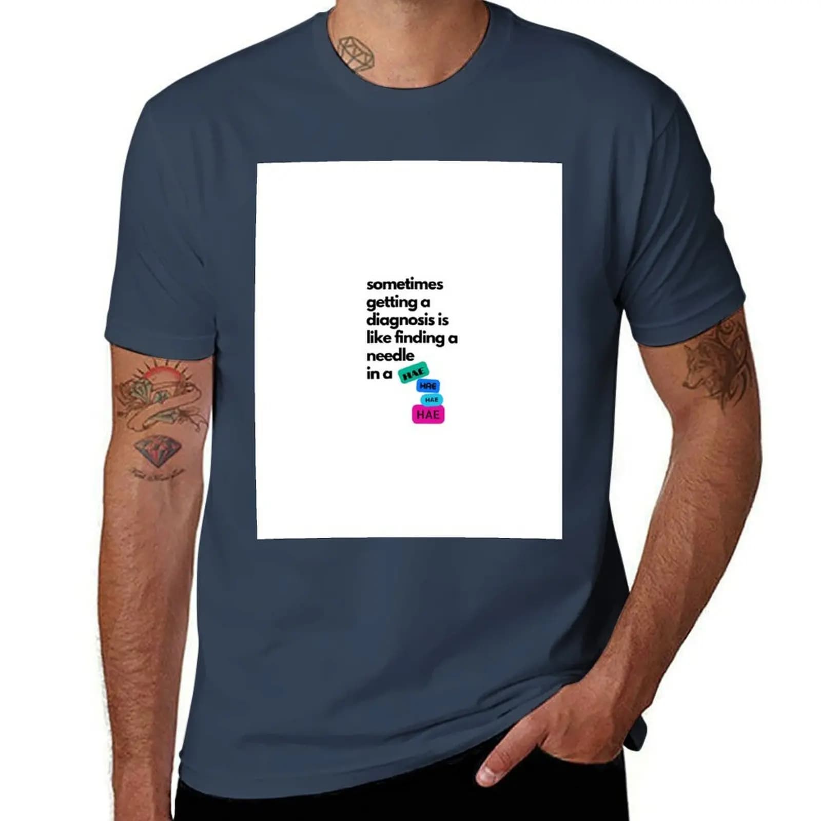 in a HAEstack A Needle T-Shirt Maglietta semplice per le vacanze