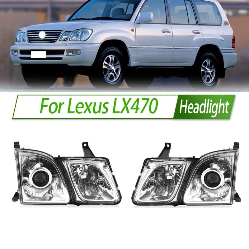 Per Lexus LX470 gruppo faro alogeno stile OEM portalampada per faro anteriore sostituzione Plug & Play