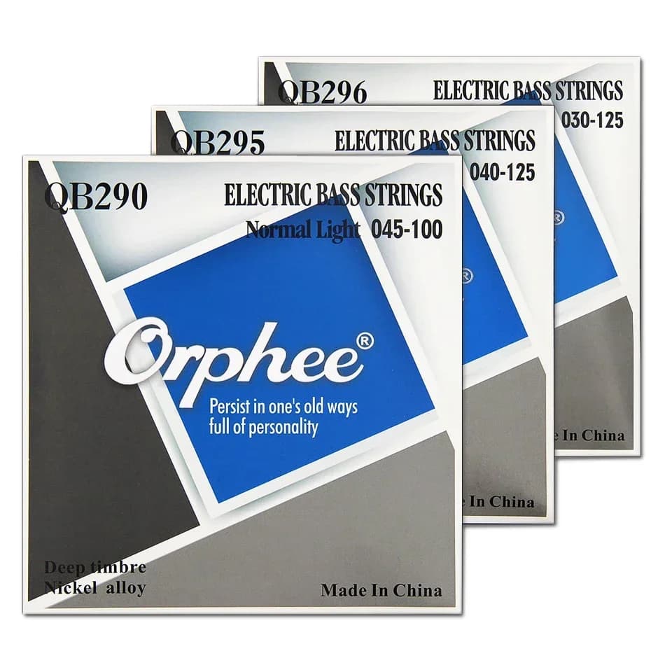 Corde per basso elettrico 4/5/6 corde serie lazy ee QB parti di basso elettrico Nano rivestite esagonali in lega di nichel leggero normale