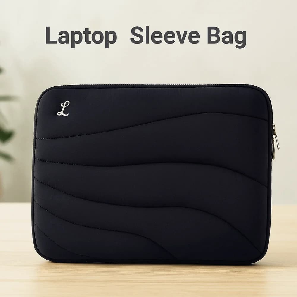 Custodia Protettiva per Laptop Antiurto con Cerniera, Borsa Interna per Tablet, Custodia Semplice e Elegante per Laptop, Porta Documenti