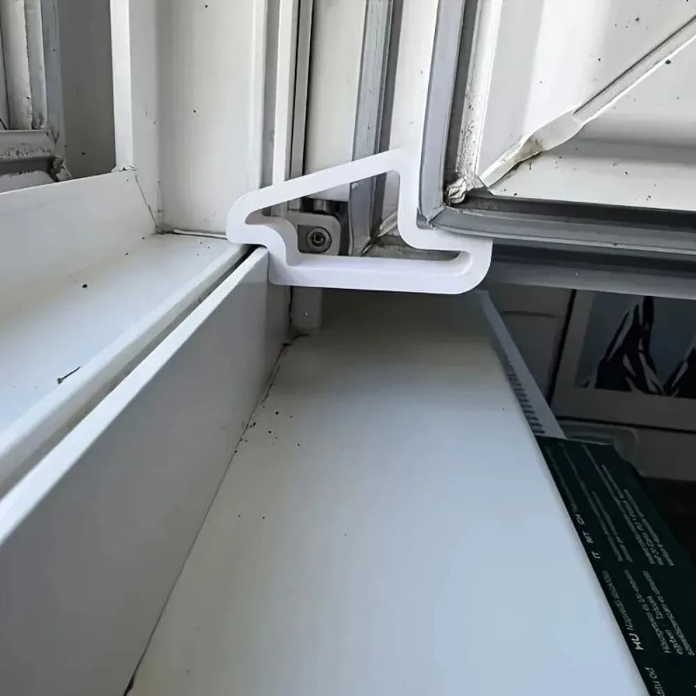 Fermaporta Resistente 1 Pezzo, Antiscivolo, per Balcone, Finestra, Facile da Installare, per Casa, Ufficio, Bagno, Cucina, Miglioramenti Domestici