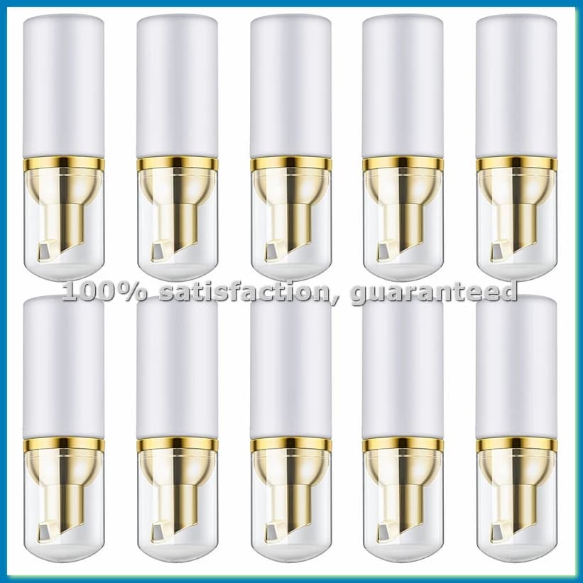 10 flaconi in plastica da 30 ml per sapone schiumogeno, dispenser di liquidi per mousse, flaconi per shampoo e lozioni - FABY