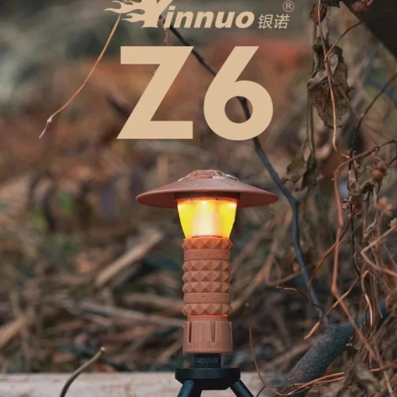 YINNUO Nuova Lampada da Campeggio Z6 2600mAh, Luce LED a Lunga Durata per Tenda, Escursionismo, Lampada d'Atmosfera, Torre Luminosa