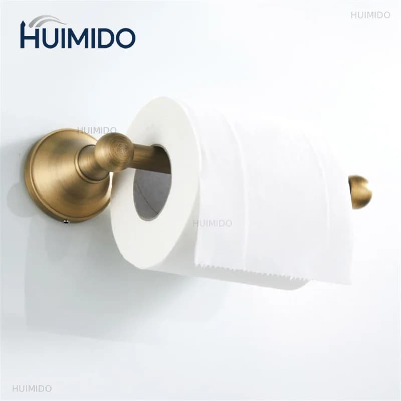 Toilet Roll Holder Antique Bronze Brass Material Rack Tissue Holder Wall Mounted Paper Holder Ranger