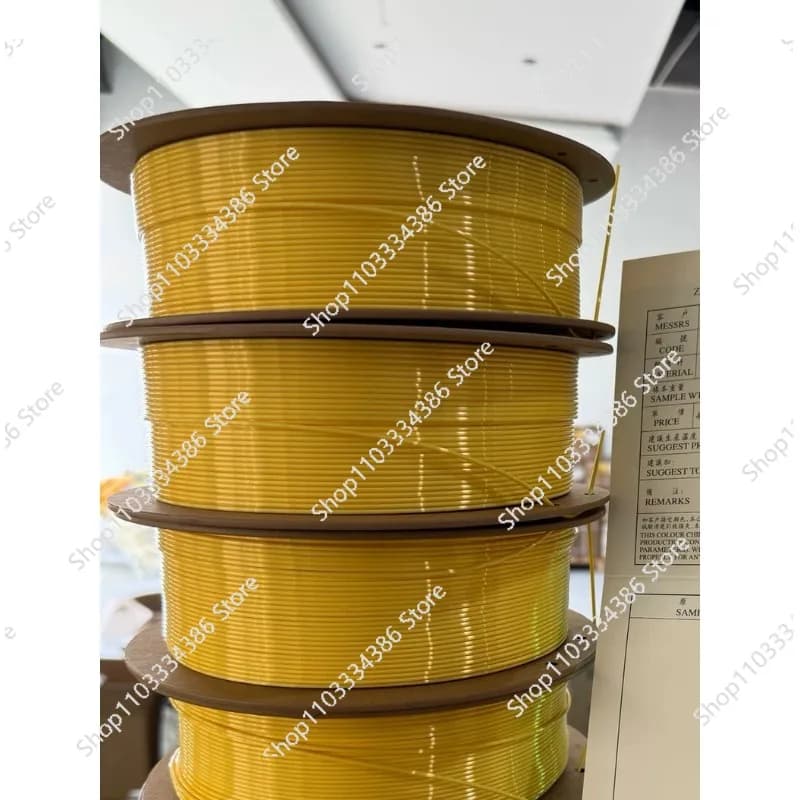 Standard PLA thread of 1 kg 1,75 mm +/- 0.03 mm without plastic bubbles for 3D printer, random coil