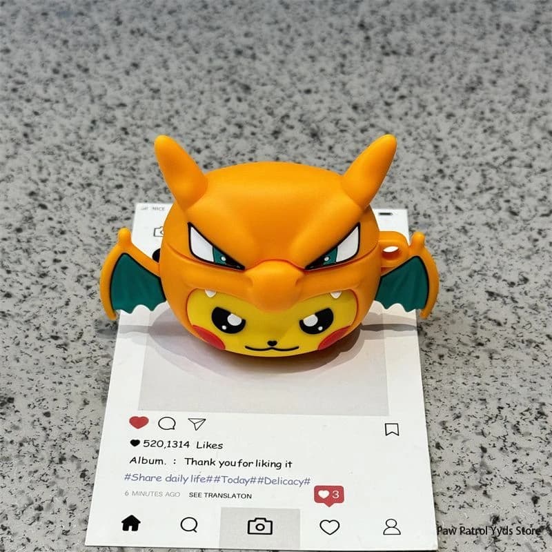 New Spitfire Dragon Pikachu protective enclosures for fourth generation AirPods, compatible with Apple AirPods Pro 2 headphone set
