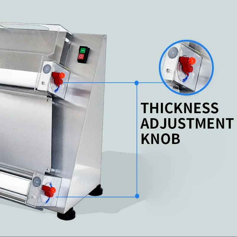 Commercial Electric Pasta Roller, 30CM/40CM Automatic Pizza Dough Shaper, for Making Mexican Tortilla Doug(Customized)