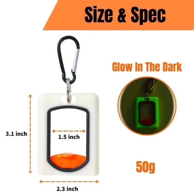 New Square Cable Tie Organizer Portable Fluorescent Storage Cable Tie Holder Cable Tie Storage Tool Fluorescent Organize