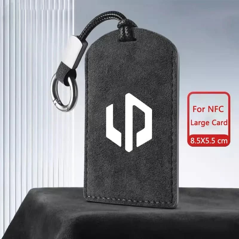 Suede Car NFC Card Key Case Cover For Leapmotor T03 S01 C01 C10 C11 C16 B01 B10 Lafa5 Accessories