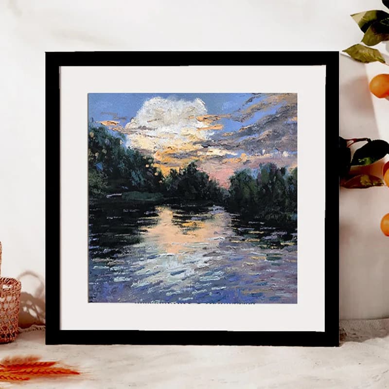 Cornice per foto quadrata in legno per appendere a parete 20X20 25X25 cm Cornice in legno Supporto per immagini Decorazioni per foto Regalo commemorativo