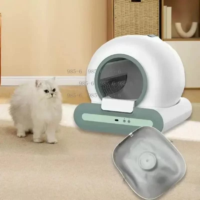Closed Automatic Cat Toilet, Large Size Self-Cleaning Litter Box with Deodorizing and APP Control