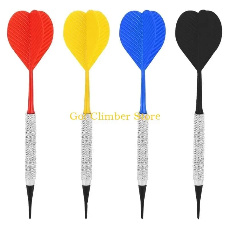 Q84C 12 pezzi Punta in plastica morbida Ferro nichelato Asta in plastica con 100 punte