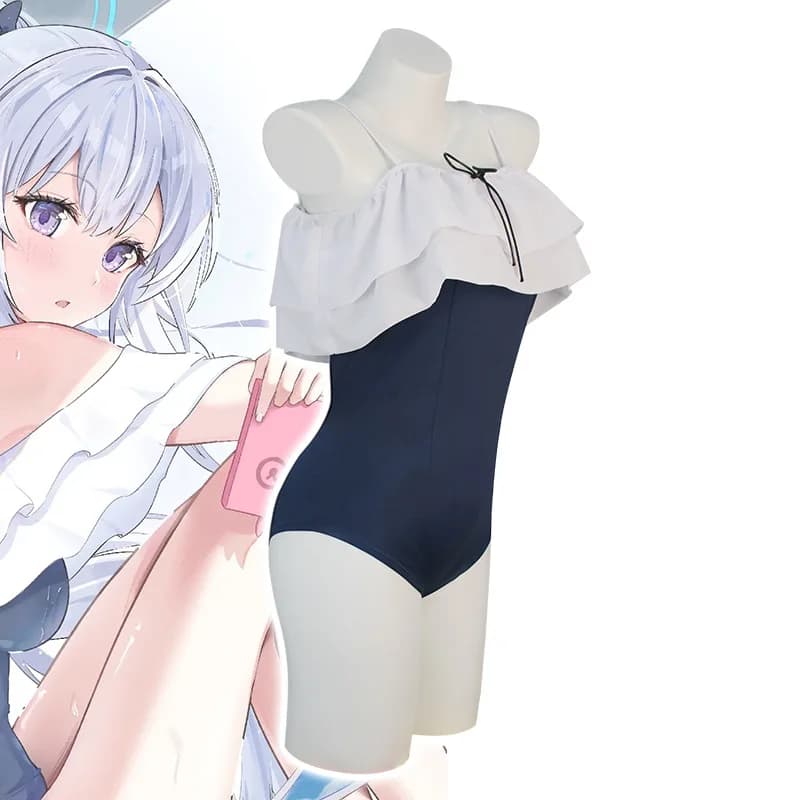Anime Tsukiyuki Miyako Blue Archive cosplay costume Miyako swimsuit summer beach bag swimsuit Halloween party carnival costume