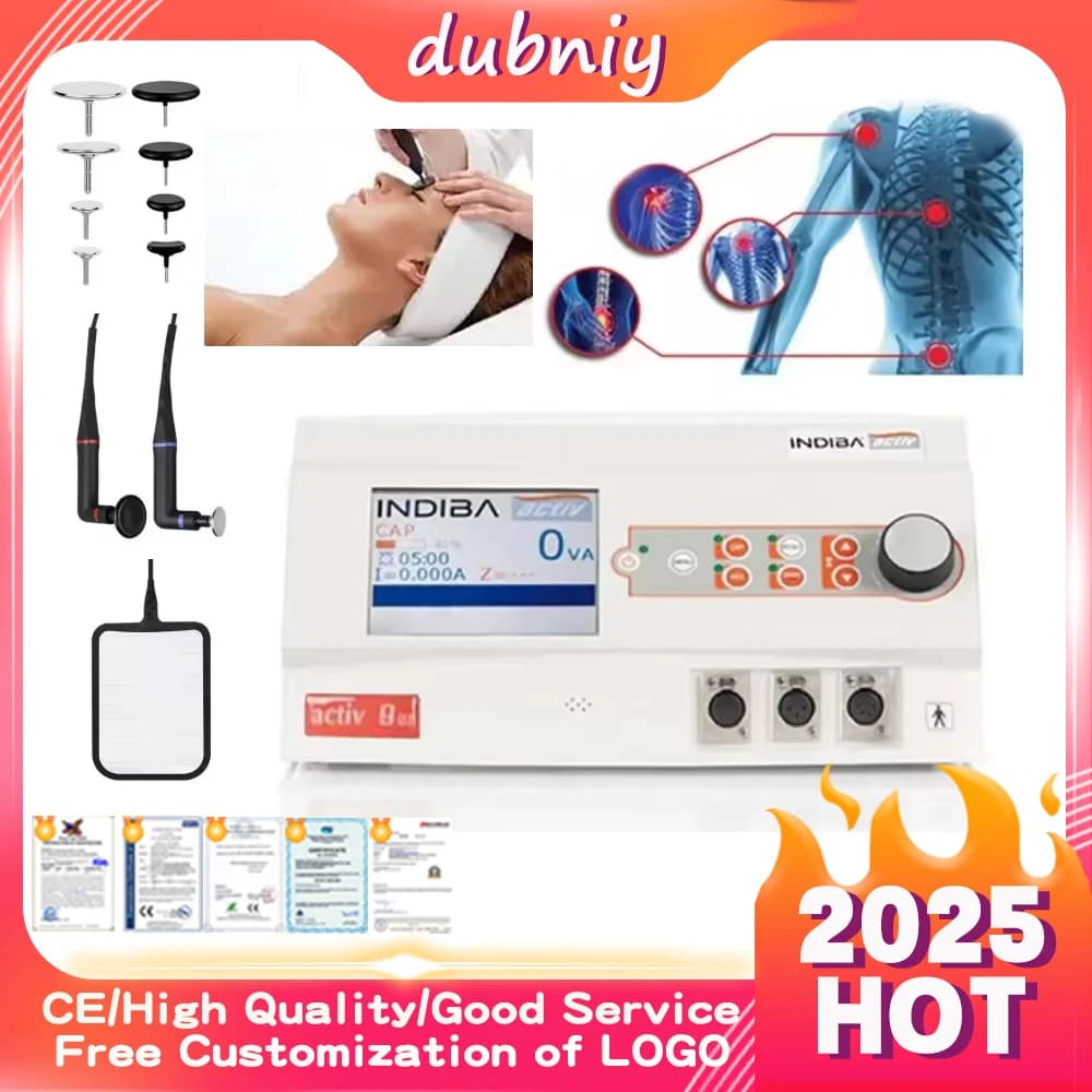 Dubniy INDIBA Activ 902 RF Face Lift Corpo Dimagrante Rimozione delle Rughe Sollievo dal dolore Anti-Cellulite Diatermia Macchina Dispositivo di Bellezza