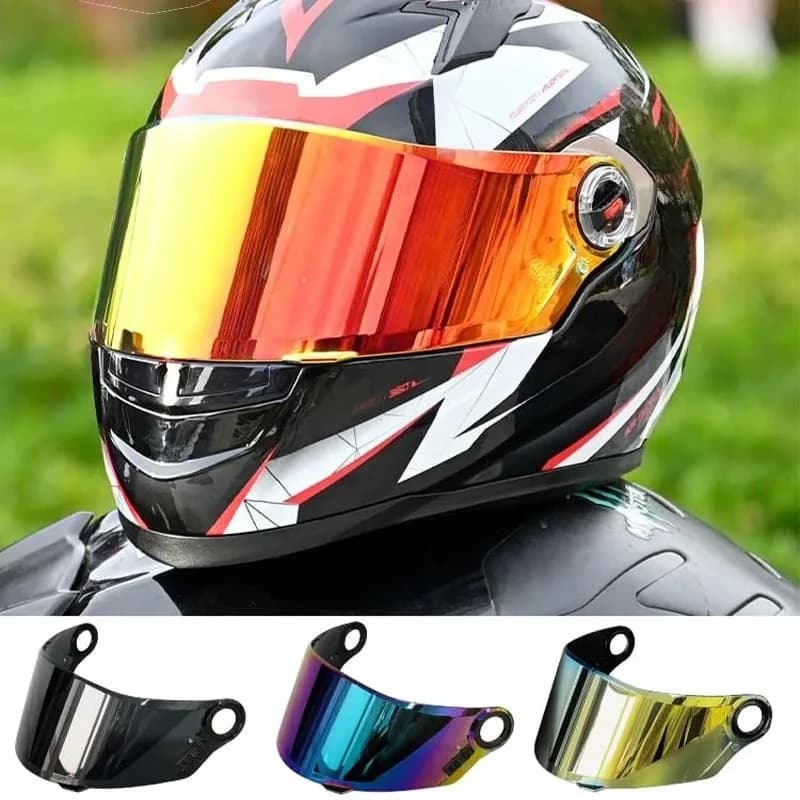 Scratch Wind Shield Caschi Lente Visiera di ricambio per LS2 FF358 FF396 Casco moto Lente in fibra di carbonio per LS2 FF396