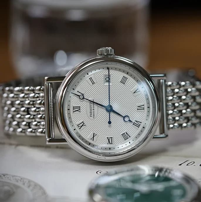 FARASUTE Orologio automatico da uomo 38mm Orologio da polso meccanico da pilota con specchio in zaffiro PT5000 Data