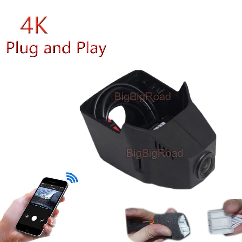 4K Plug And Play Auto Wifi DVR Videoregistratore Per Volkswagen Passat B8 Magotan Teramont Touran Tiguan Viloran Audi Q6 2017-2023