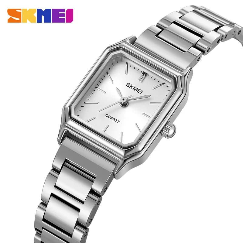 SKMEI 2237 Women's Fashion Watches Waterproof Women's Watch with Luxury Stainless Steel Strap Quartz Wrist Watch Reloj Mujer
