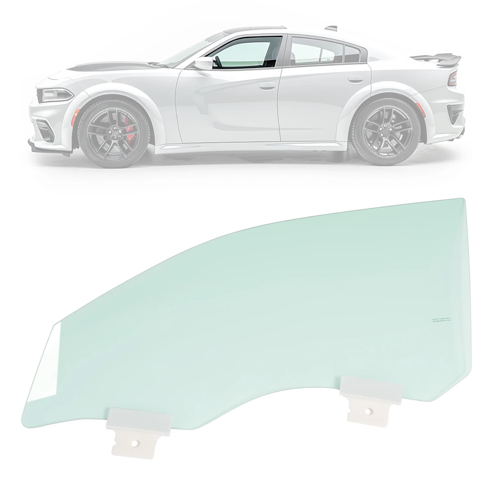 Fits 2011-2023 Dodge Charger 4-Door Driver (Left) Side Front Door Window Glass