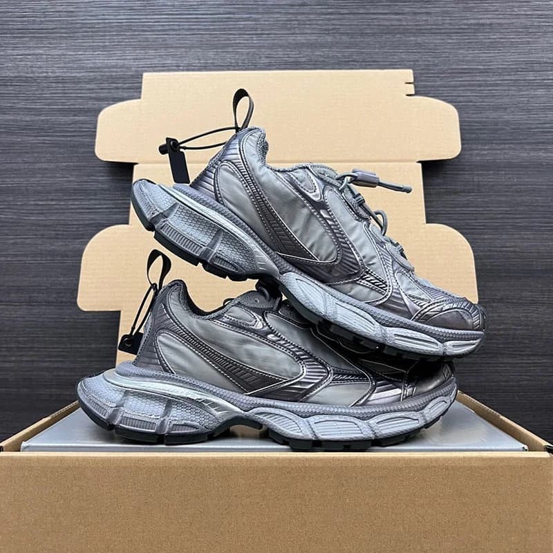 Sneakers Chunky Lucide Stile Dad, Scarpe Sportive Casual Funzionali, Calzature Trendy Streetwear Comode per Uso Quotidiano, Moda per Uomini e Donne