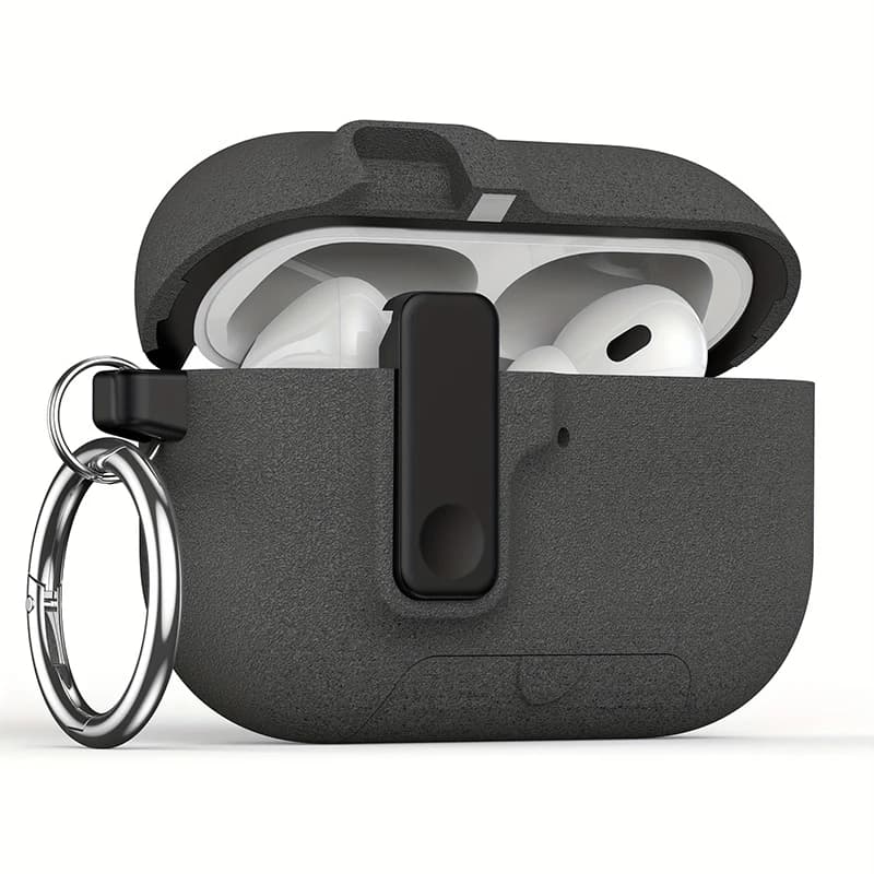 Custodia per auricolari per Airpods Pro 3 2025 con supporto per telefono Interruttore magnetico Blocco copertura per cuffie antiurto per Airpods Pro 3 Gen