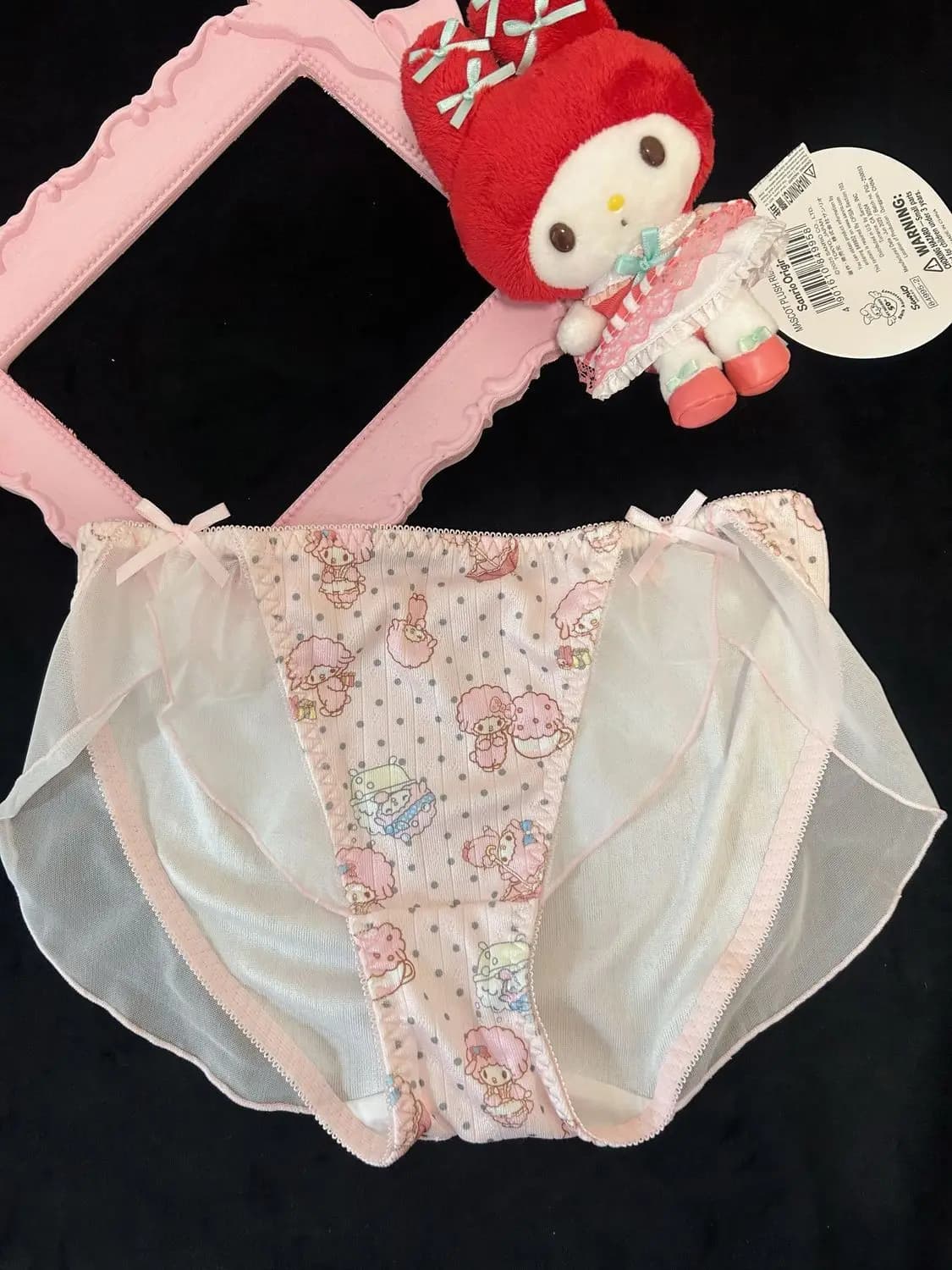 Slip con fiocco dolci e innocenti di Sanrio per donna, comodi e traspiranti. Cosplay