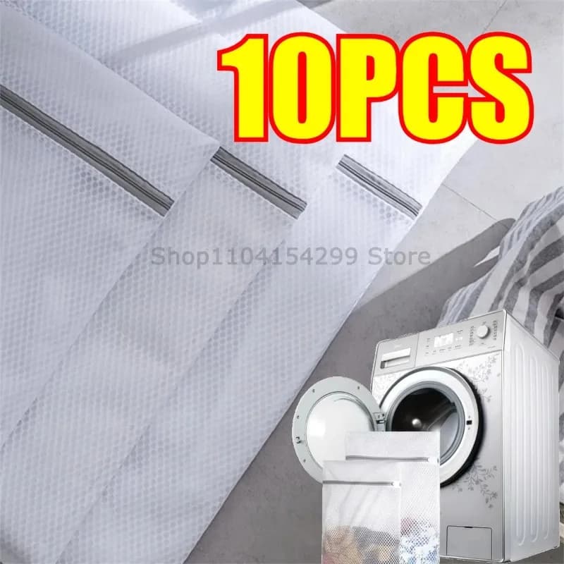 1/2/4/5/10 pcs net linen purse for washing of linen basket for coarse mesh linen purses for washing machines for net bra