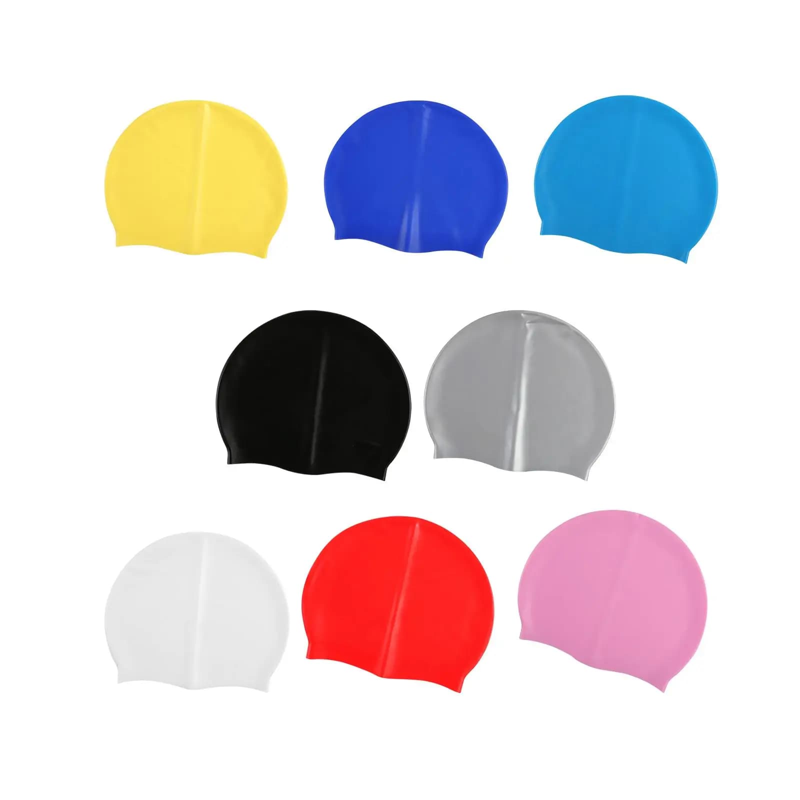 Silicone Swim Cap Nonslip Swimming Cap for Surfing Training and Competition
