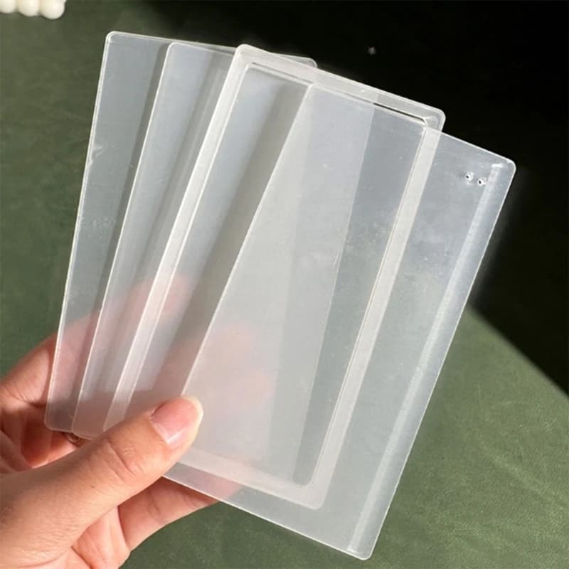 Fai da te Quicksand Blank Card Brick piatto acrilico trasparente Quicksand Mold piatti vuoti per fai da te artigianato di sabbie mobili