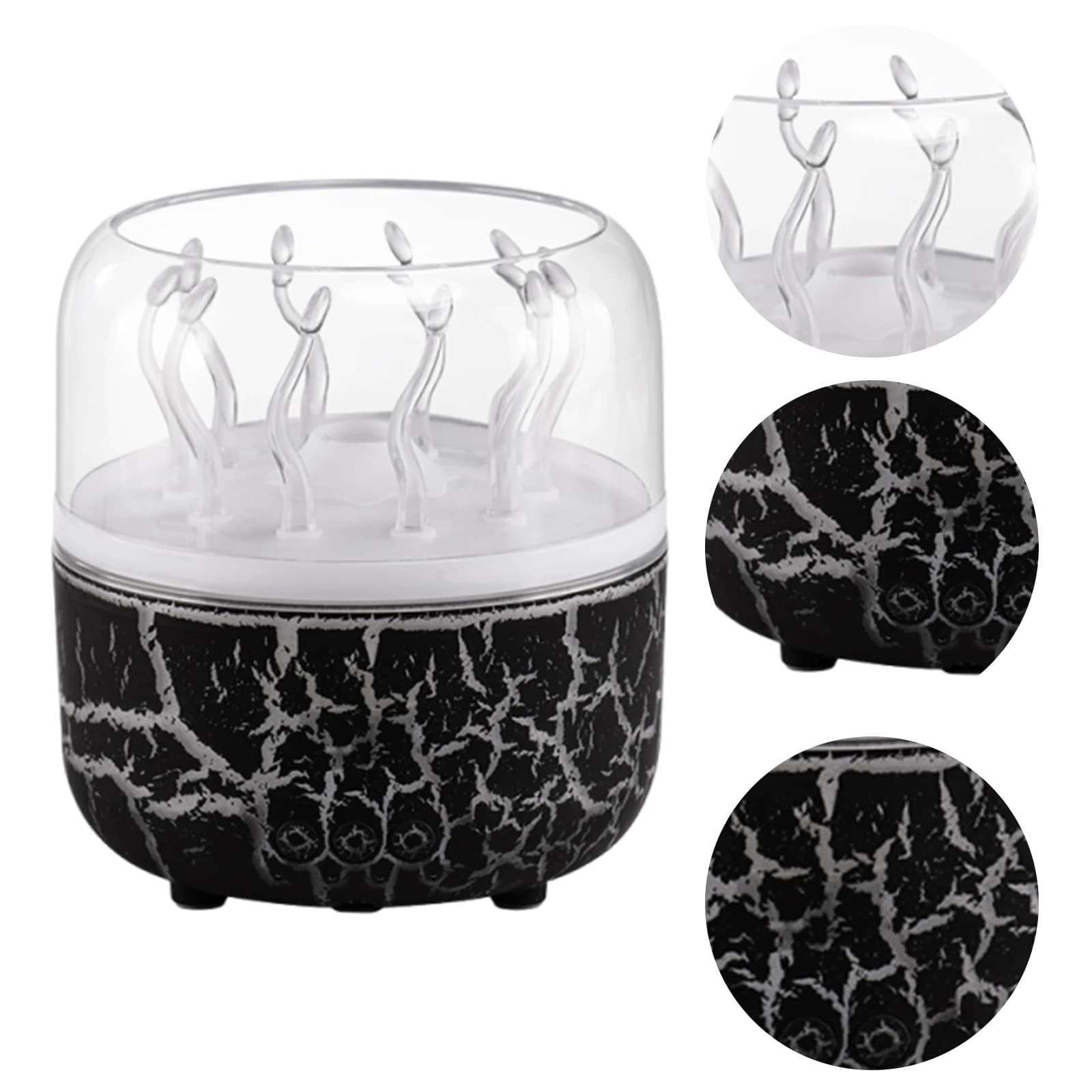 280ML Rotating Jellyfish Aroma Diffuser with Remote & Timer Jellyfish Air Humidifier for Home Bedroom