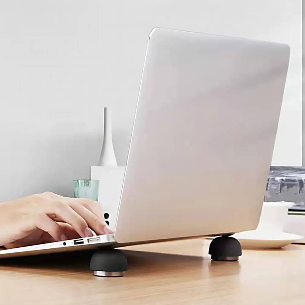 Supporto per Laptop Premium Regolabile Ergonomico con Ventola Silenziosa per Ufficio, Efficiente Raffreddamento e Prestazioni Ottimali