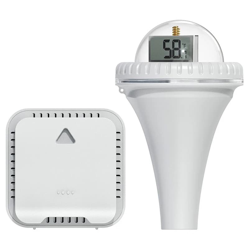 Termometro per piscina LCD wireless Display galleggiante di facile lettura Tester per la temperatura dell'acqua della piscina IPX7 impermeabile per vasca idromassaggio