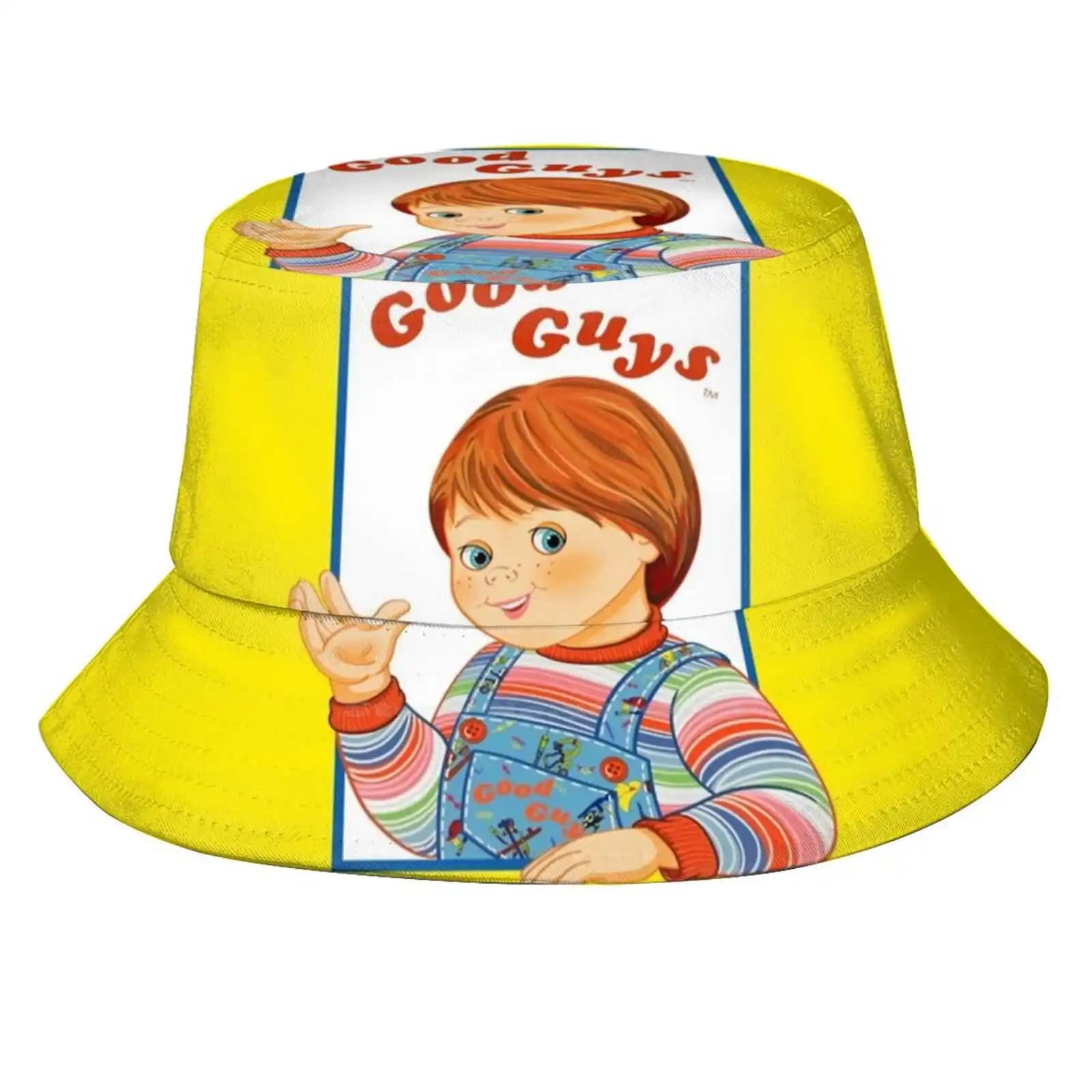 Children-good boys-Chucky summer cap Unisex sun protection hat Childs plays Chucky Good Guys Doll 80s Horror Icon