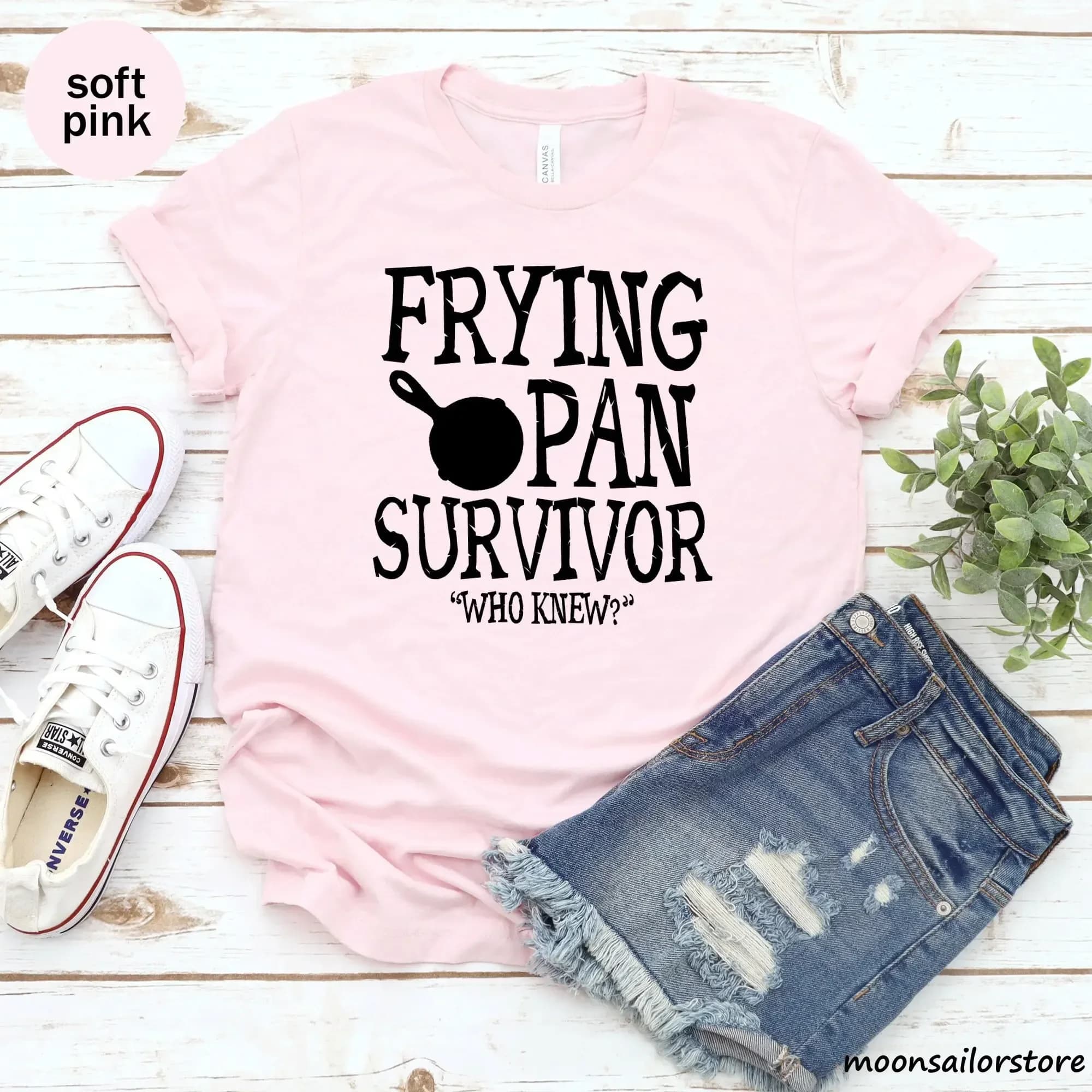 Frying Pans Survivor Who Knew T Shirt Film Flynn Ryder