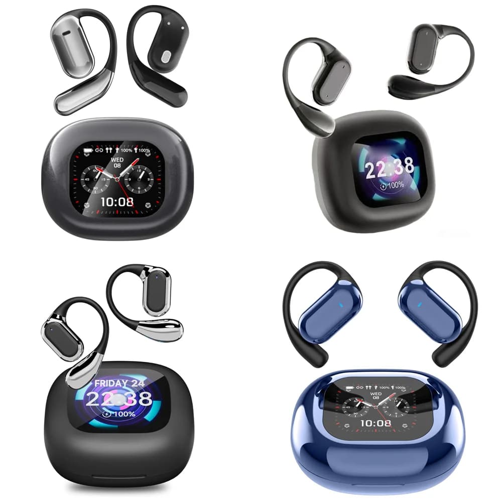 Auricolari Traduttori in Tempo Reale UYUXIO per Viaggi, Traduttore Linguistico AI, Auricolari Wireless per iPhone con 144 Lingue Online