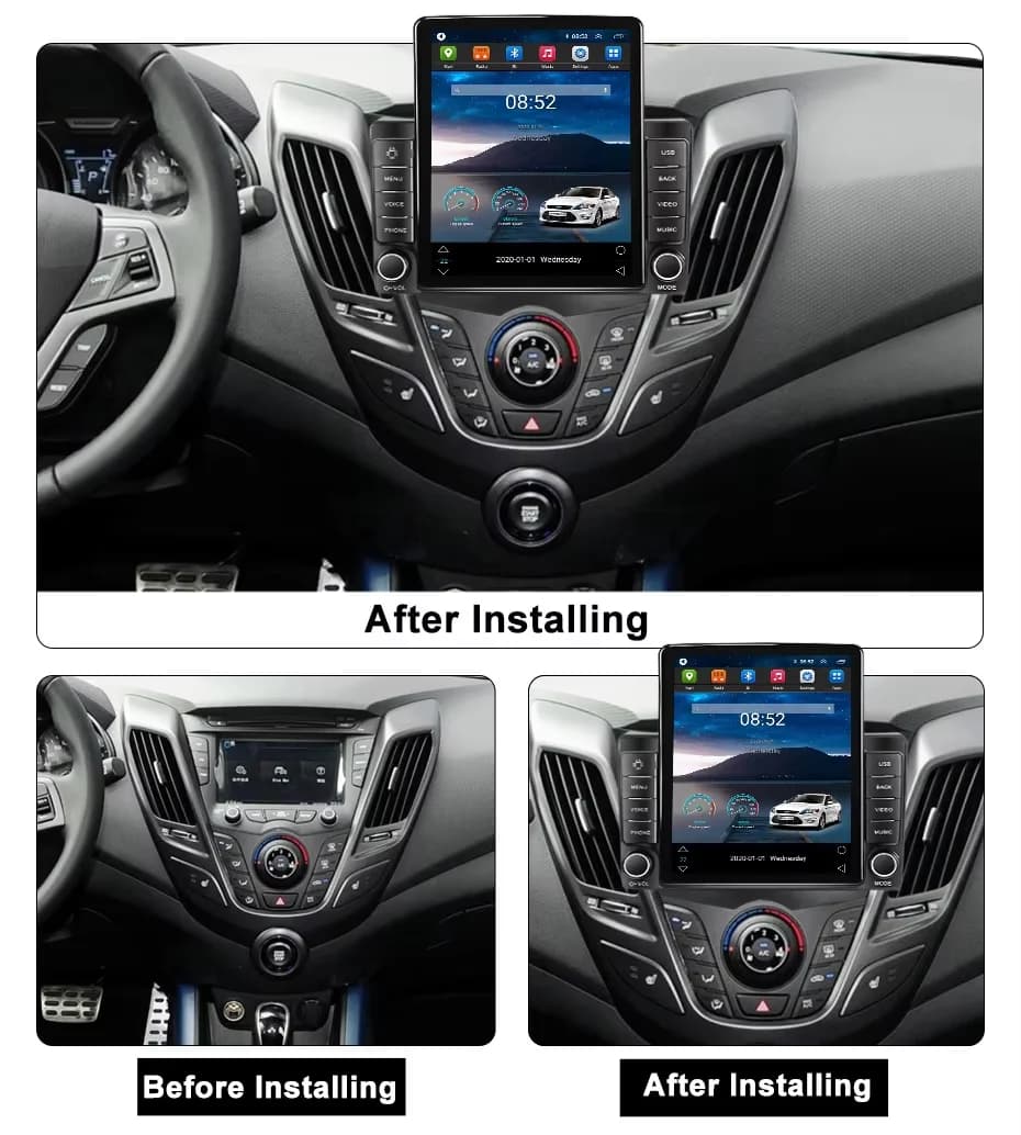 Auto radio Per Hyundai Modern veloster Feisi carplay DSP BT auto stereo android RDS 4G auto video FM RDS lettore dvd per auto