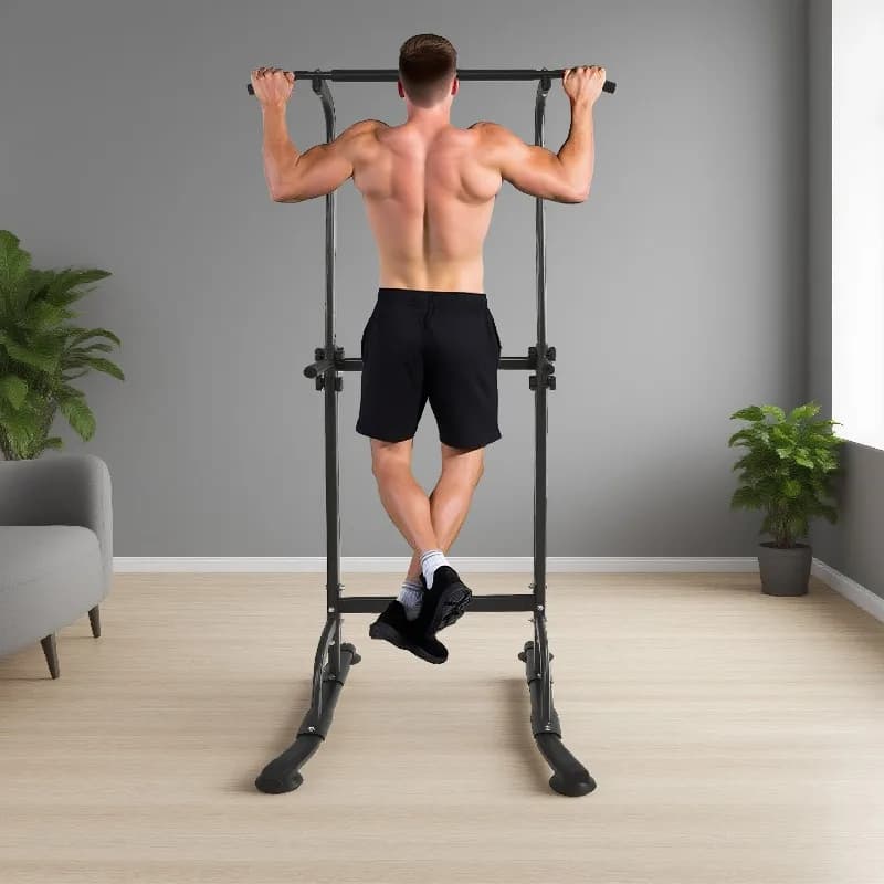 Indoor Non-Slip Durable Pull-Up Bar, Adult Pull-Up Bar, Height-Adjustable Pull-Up Stand, Home Gym Equipment
