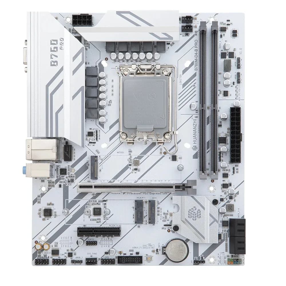 Supporto scheda madre HUANANZHI B760M D4 M-ATX DDR4 12 13 Gen B760 Intel LGA 1700 CPU 12100F 12400F 12490F 12700F 13600F 5V ARGB