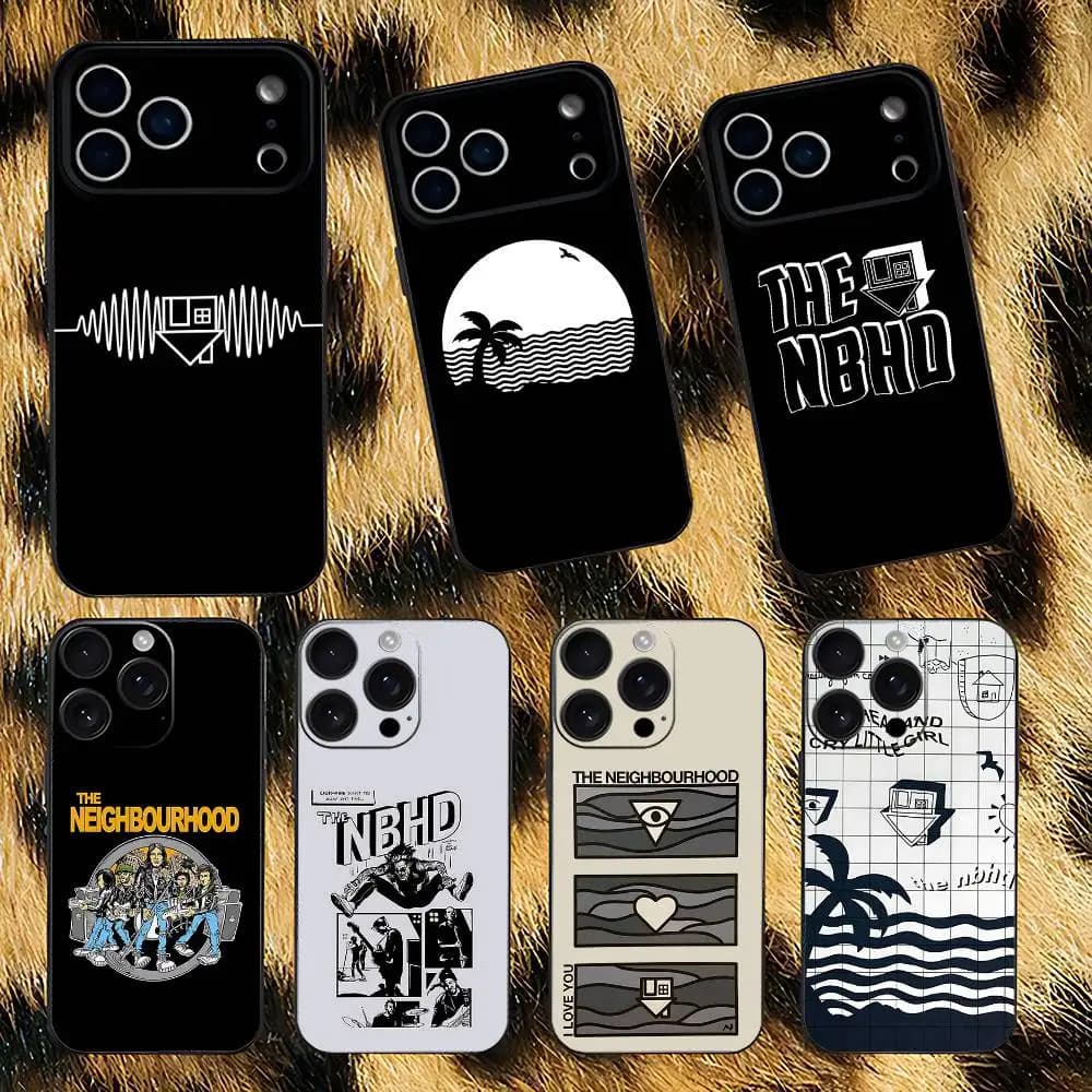 Band The N-Neighbourhood Phone Case For iPhone 17,16,15,14,13,12,Pro,Max,Plus,E,SE4,Air,Mini Black Soft Box