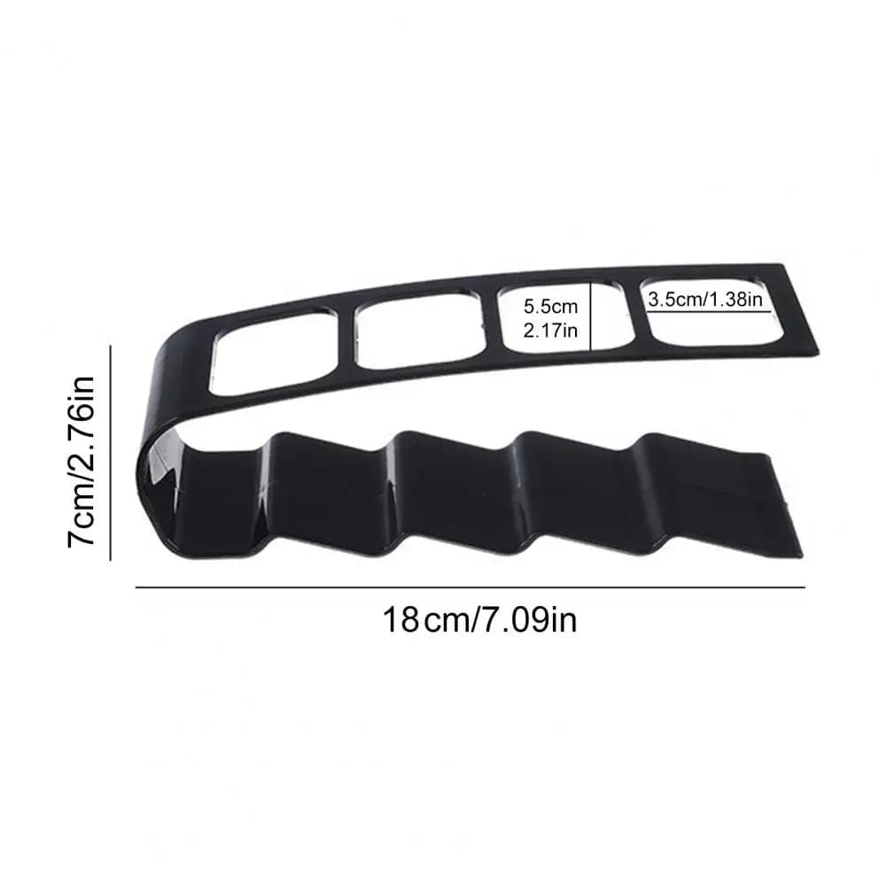 Scaffale per organizer da scrivania Supporto per telecomando Scaffale per telecomando in plastica resistente con 4 slot Desktop antiscivolo