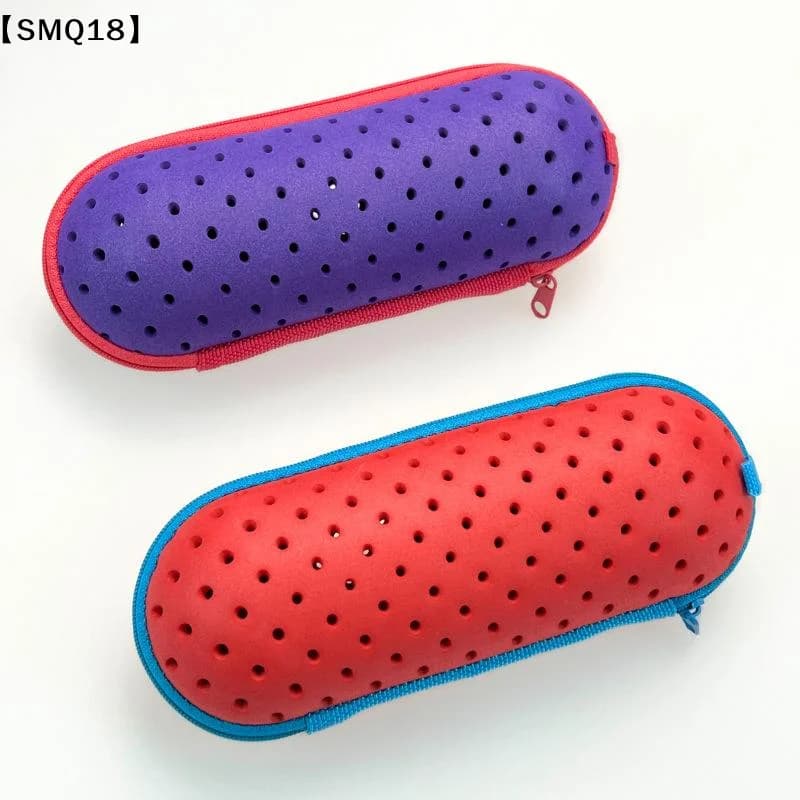 EVA Swimming Goggles Storage Box With Clip Drain Holes Breathable Protective Case For Men Women Kids【SMQ】
