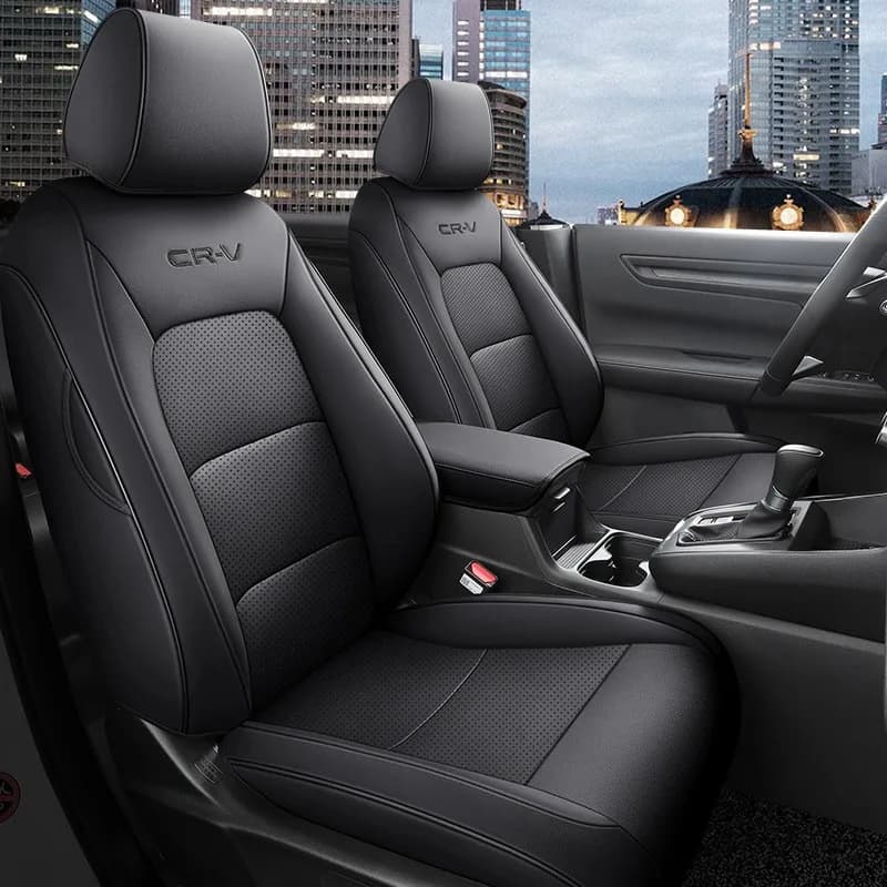 Custom Car Seat Covers for Honda CRV 2023 2024 2025 2026 CR-V PU Bearing 360 ° Car accessories with seat cover completely