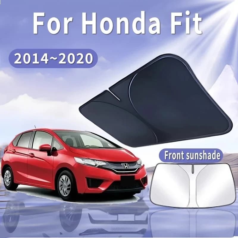Visiera parasole per auto per Honda Fit GK3 GK4 2014 ~ 2020 Parabrezza anteriore Parasole Isolamento termico Raffreddamento estivo Accessori auto Pieghevole