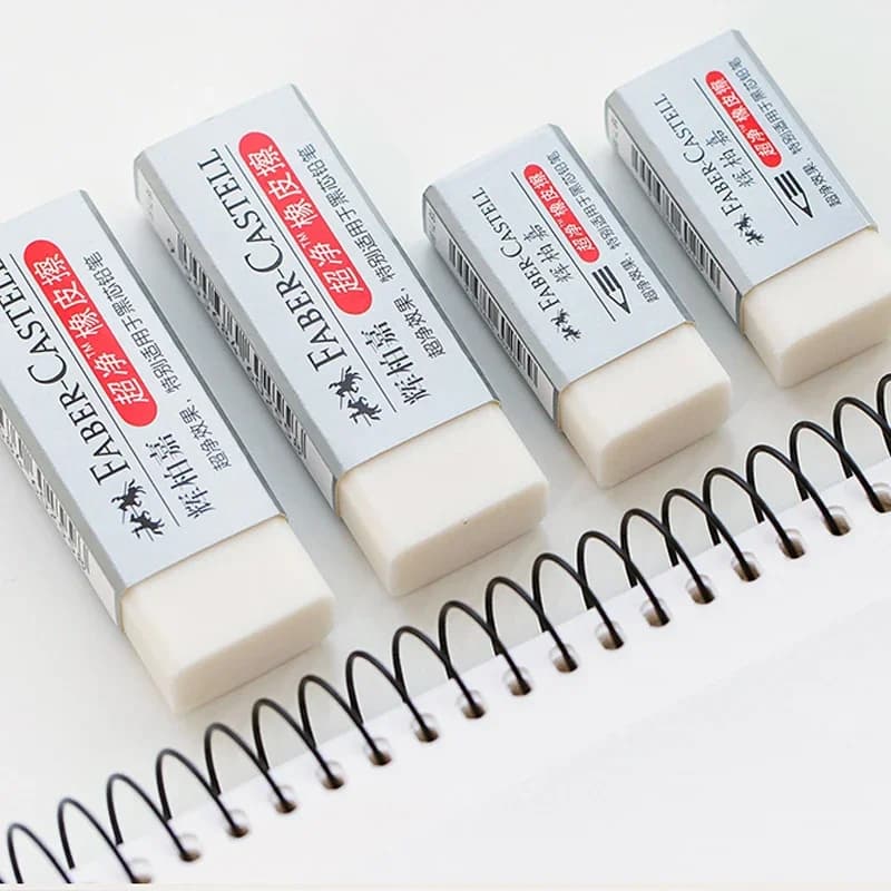 Faber Castell Gomma da matita Forte pulizia Gomma super pulita senza polvere per disegno/schizzo Gomme da cancellare Forniture di cancelleria artistica