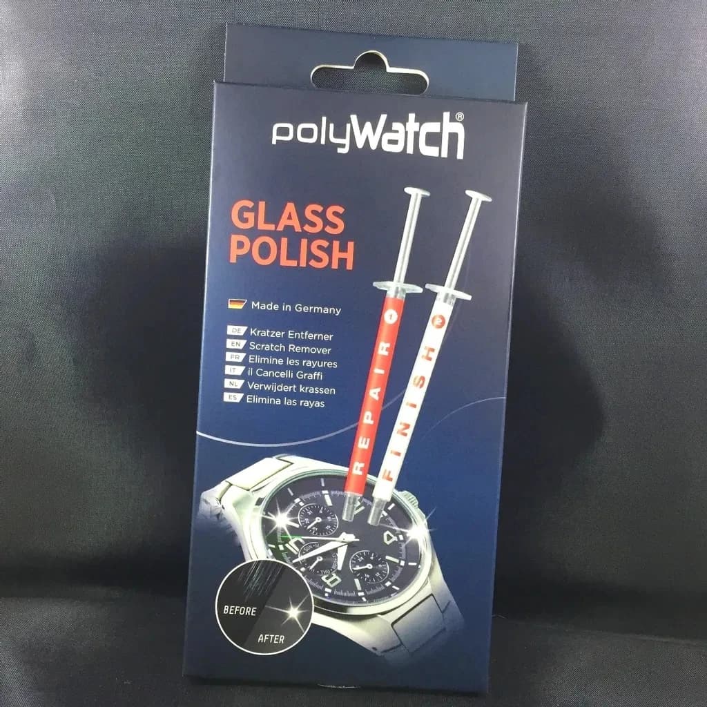 Smalto per vetro PolyWatch ad alta tecnologia - Dispositivo per la rimozione dei graffi per la riparazione di orologi con schermi per smartphone