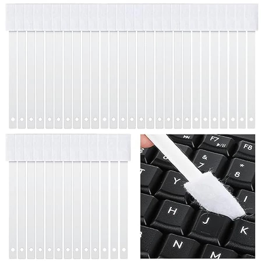 40PCS Disposable Crevice Cleaning Brushes Crevice Cleaning Tools Crevice Hole Brush Disposable Toilet Brush Keyboard Scrub Brus