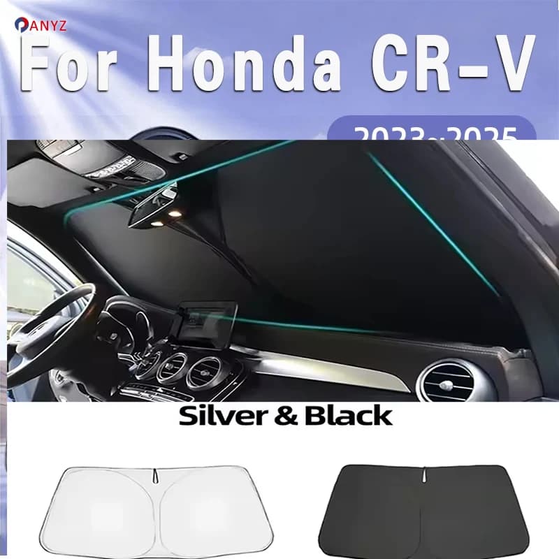 Parasole Pieghevole per Parabrezza Anteriore Honda CR-V 2023 2024 2025, Isolamento Termico Estivo, Accessori Auto