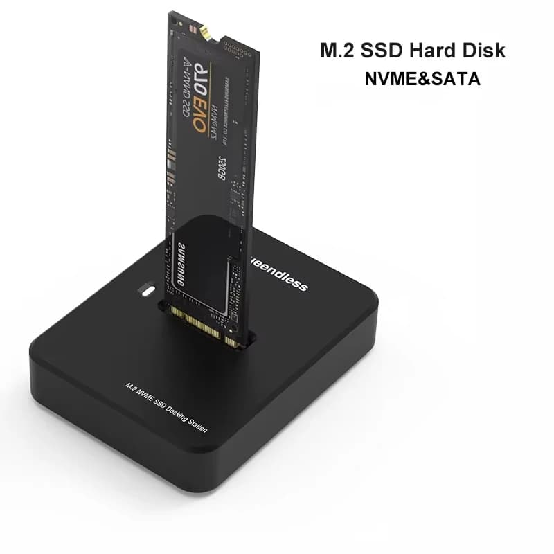 Box esterno per SSD 10G, docking station per HDD, custodia per SSD M.2 NVME SATA, lettura e scrittura esterna per PC, adattatore a doppio protocollo per unità a stato solido.