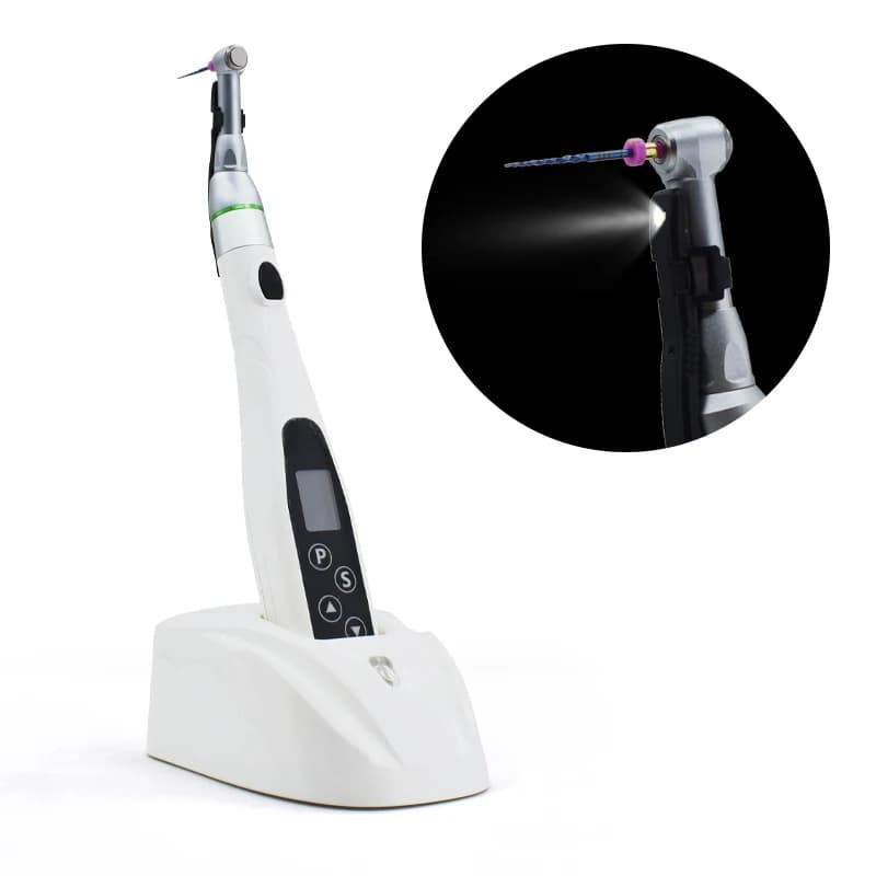 LED Dental Treatment Endo Motor With 16:1 Contra Angle Head Wireless Endo Motor With LED Light Rotary Root Canal Instrument